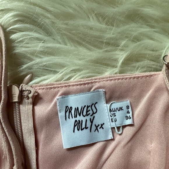 PRINCESS POLLY Cottage Hill Mini Dress Blush - Picture 5 of 5